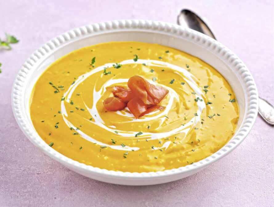 Kürbis-Curry-Suppe